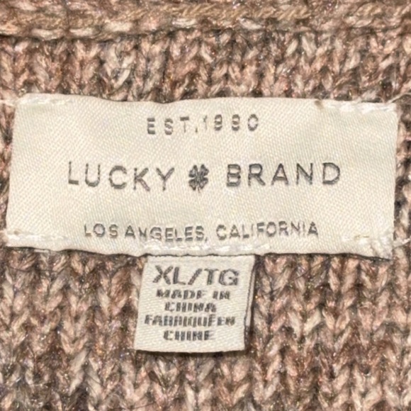 Lucky Brand Cozy Cardigan w/Pockets Sweater Women’s Size XL - Picture 12 of 16
